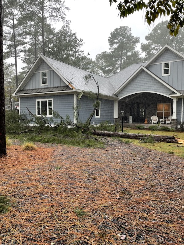 Storm damage cleanup